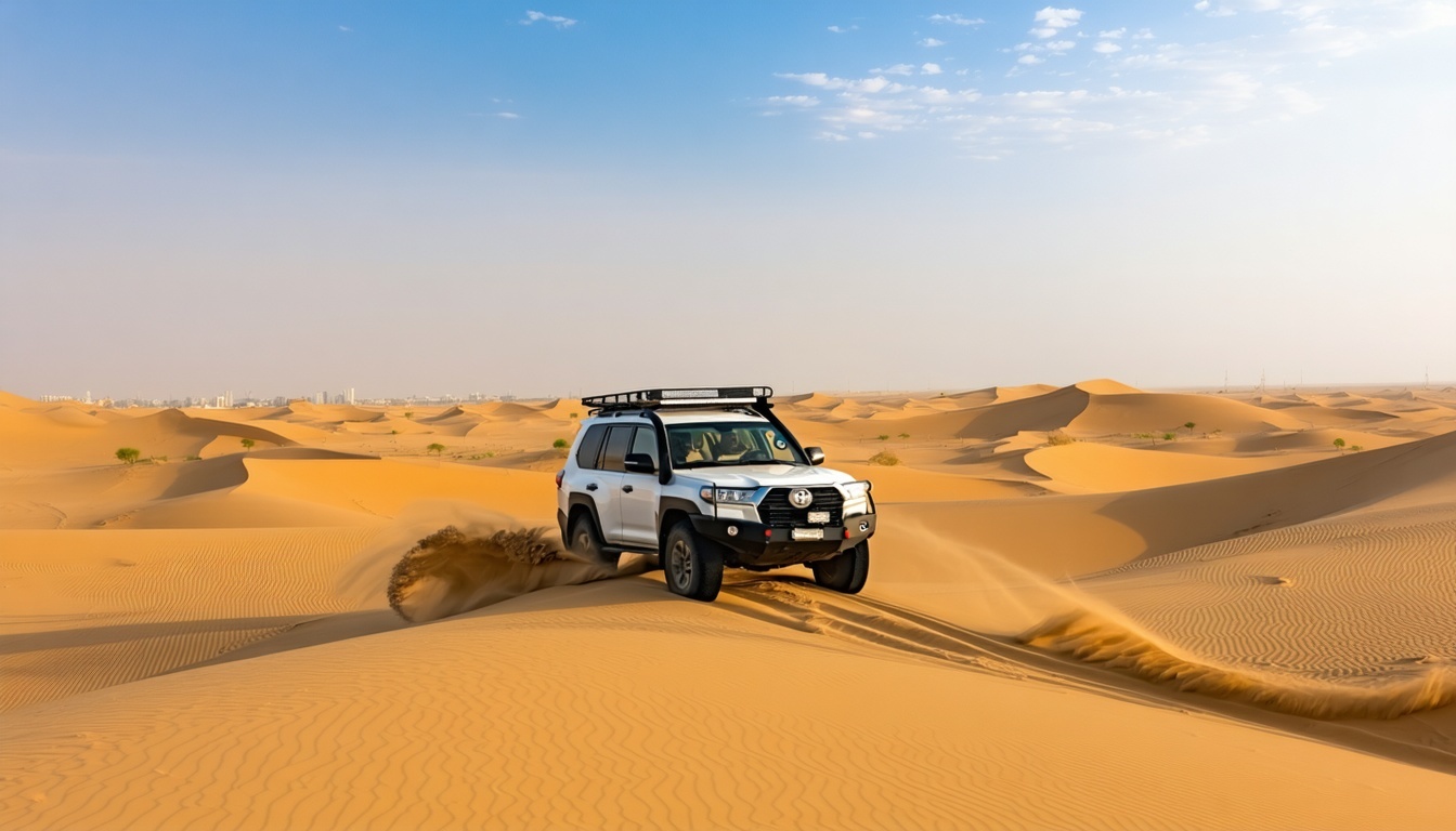 Scenic desert safari adventure in Dubai
